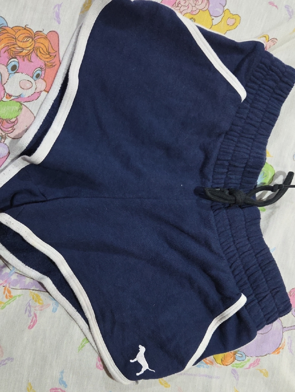PINK Victoria's Secret Navy Shorts with White Trim Medium